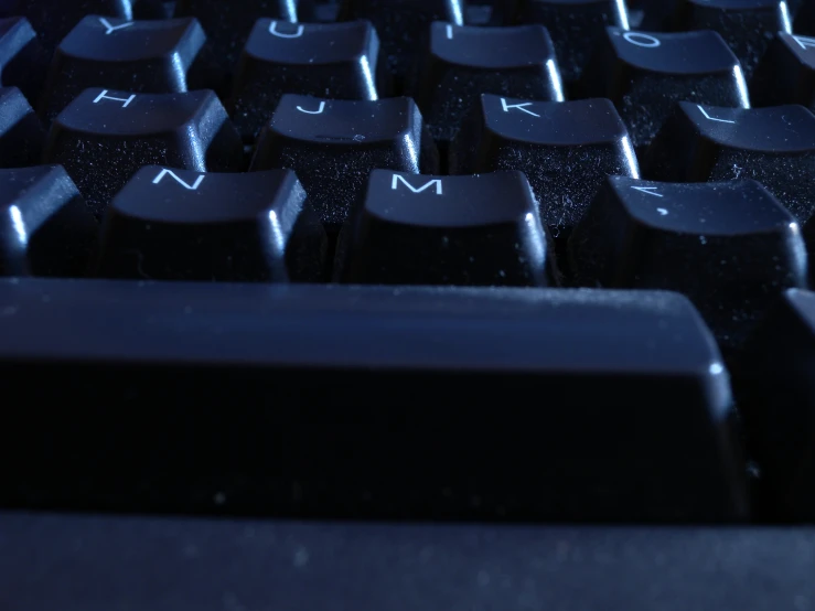 a close up image of the keys and the letters on the keyboard