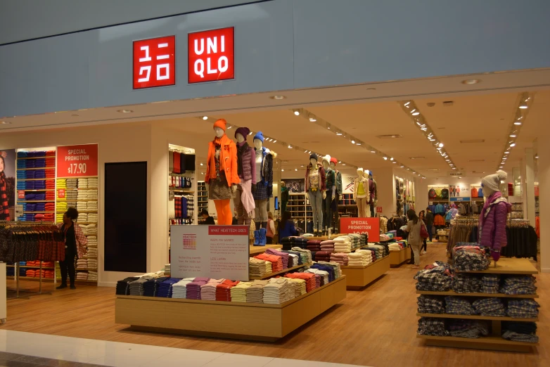 the store front of an oriental clothing store