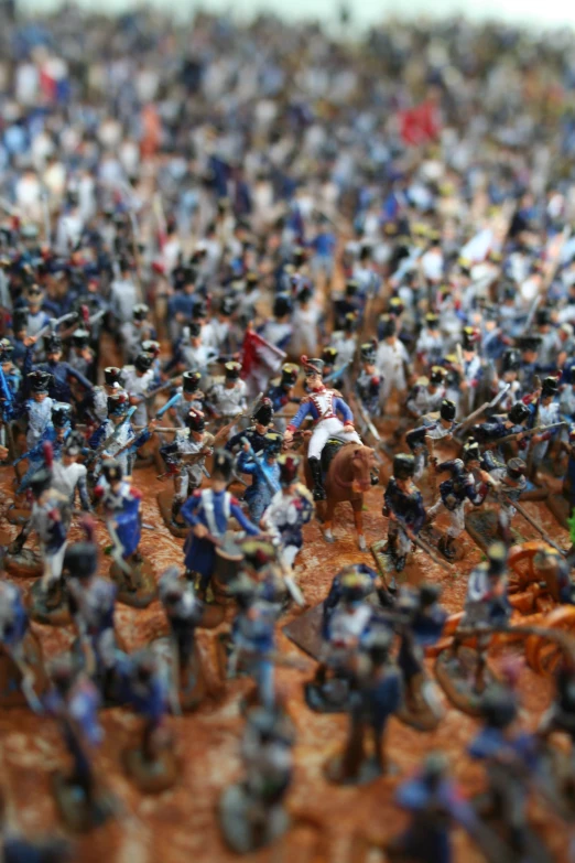 the miniature soldiers are shown here for all to see