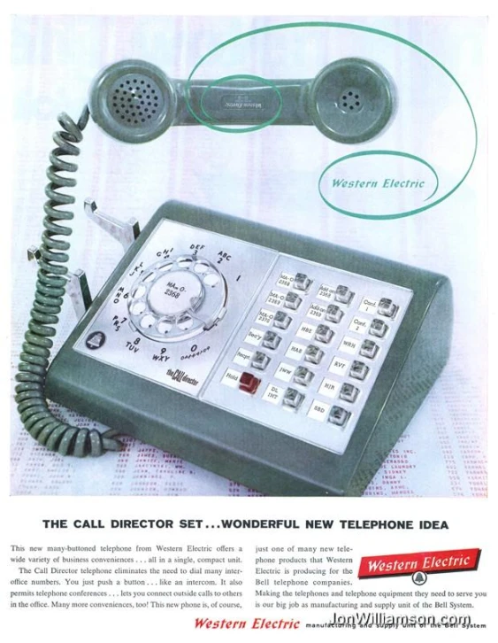 an advertit for a telephone for people who have heard their phone numbers