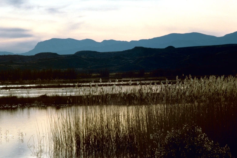 a body of water in the middle of a mountains range