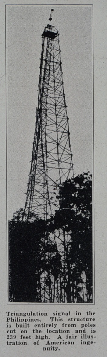 a newspaper clipping of a high voltage tower