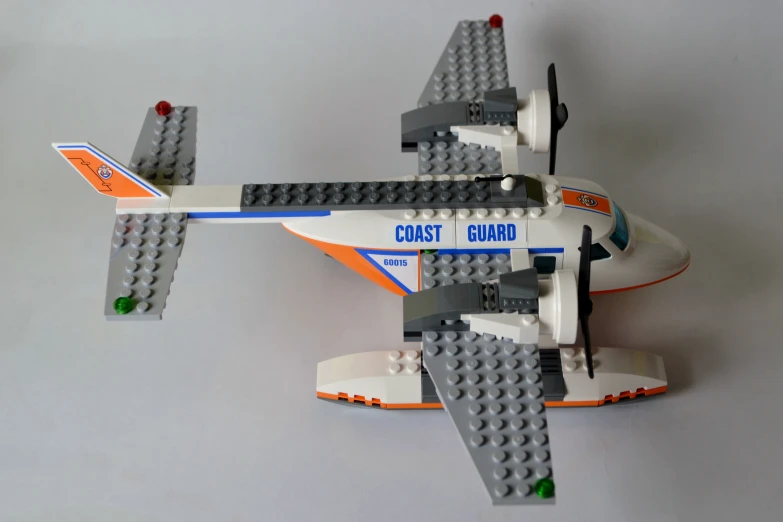 a toy that has a lego airplane in it