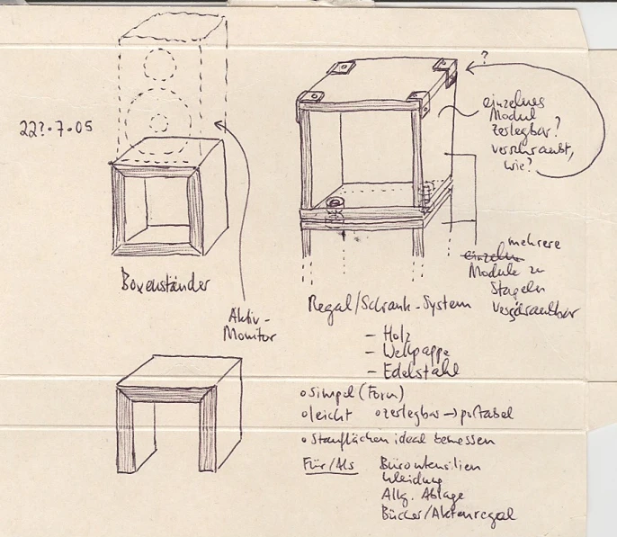 a drawing shows different types of furniture and diagrams of the furniture shown