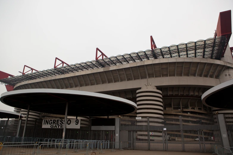 the top of a stadium is open for business