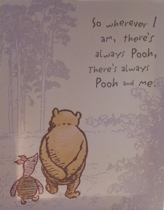 a couple of towels with winnie the pooh and pooh in a cartoon