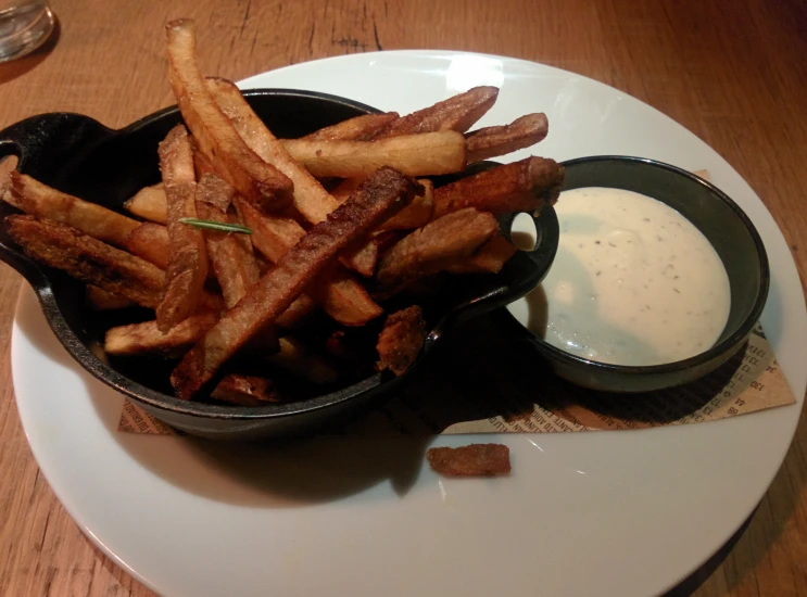 a plate with some onion rings on it