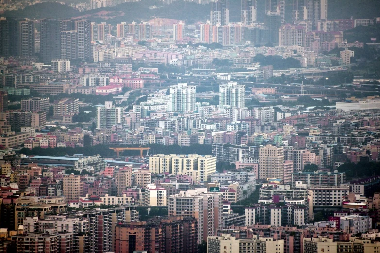 a very high - rise building in a big city