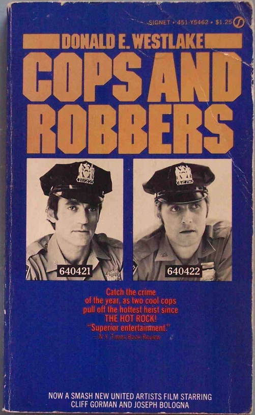 a book with two cops and robbers on it