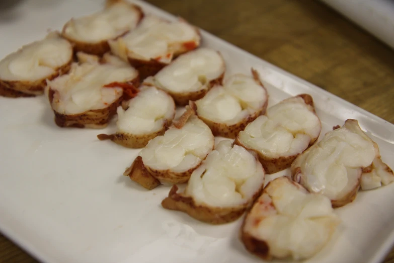 several different kinds of food on a small plate