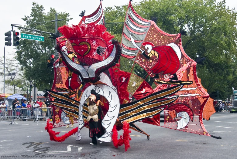 a person standing in front of some float floats