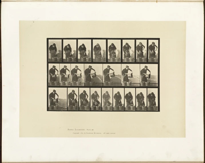 a sepia and white po of a group of men standing and riding bicycles