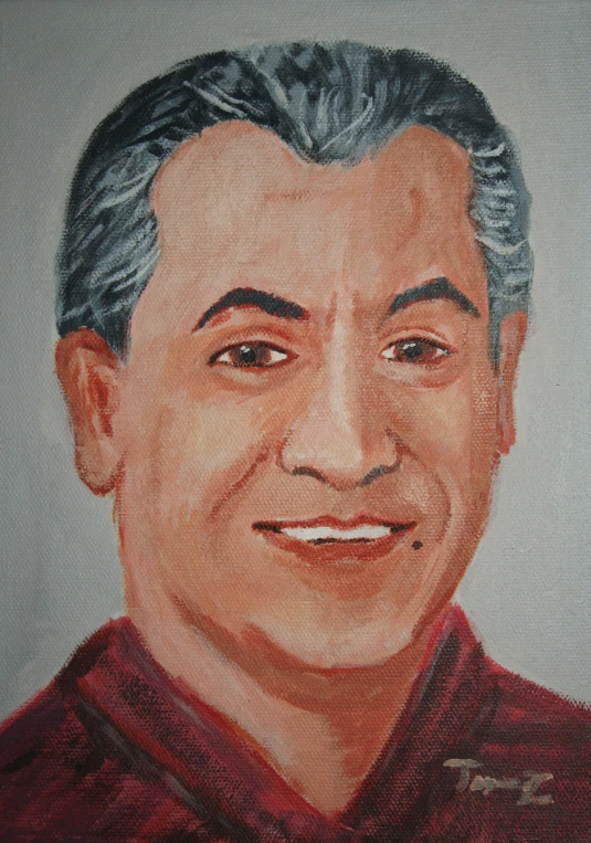 a close up po of a man with gray hair