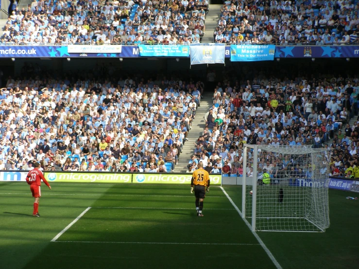 soccer players in action on an artificial field