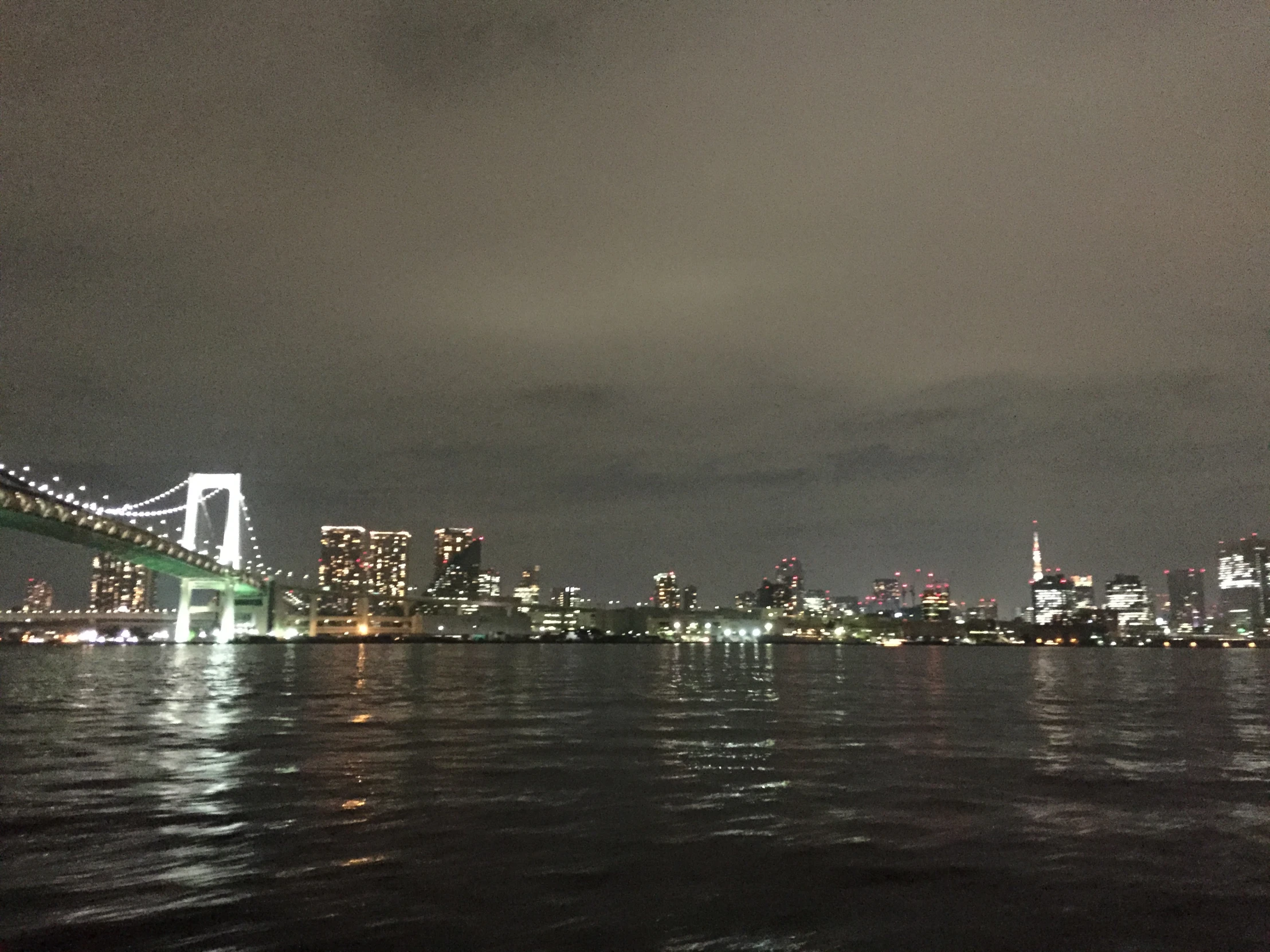 the view of new york city at night