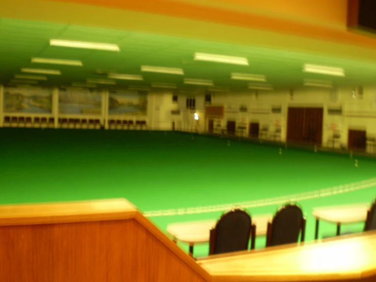 a blurry po of a sports arena