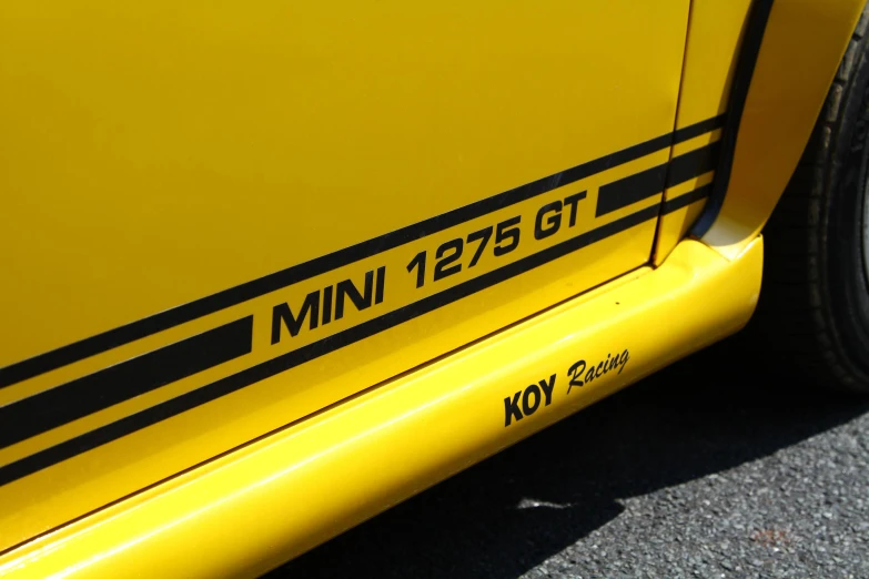 a close - up s of the side bumper of a minivan