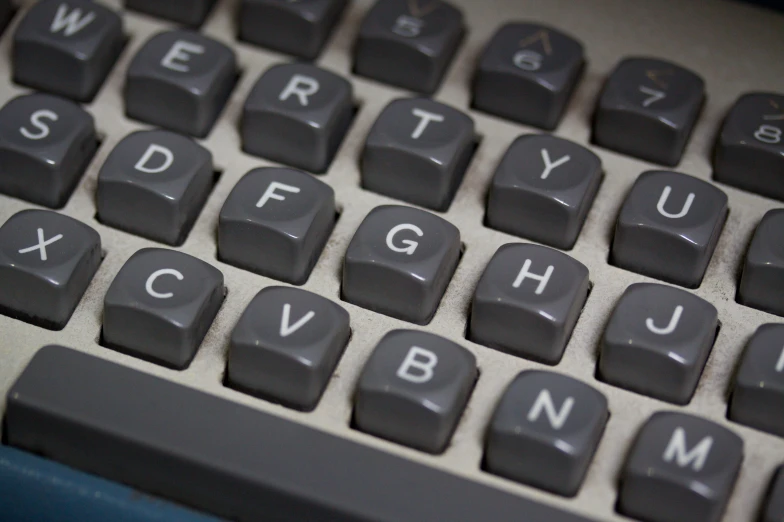 this is a closeup po of the keys of a keyboard