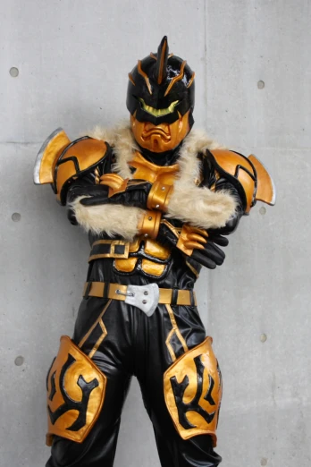 a person dressed in an adult style costume and holding his hands on his hips