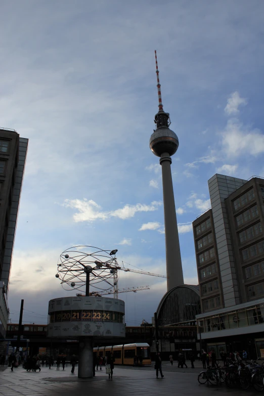 a building with a clock and tower in the middle of it