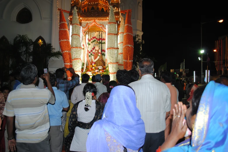 an image of the shrine on a festival