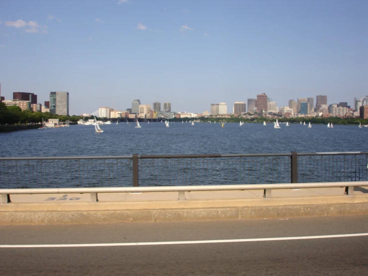 a view of a city from across the water