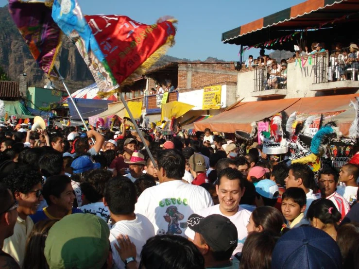 a large group of people at an outdoor concert