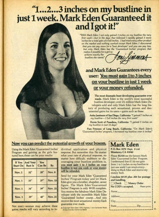 a woman's  ad with a  woman