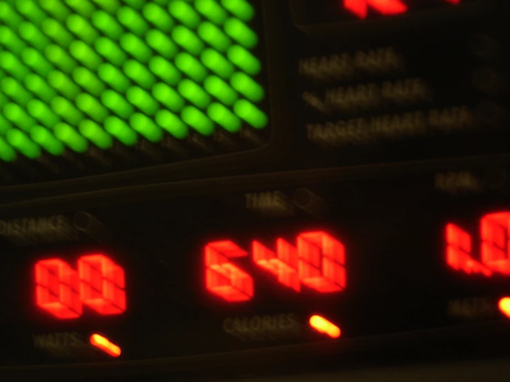 four different signals on a traffic light for cars