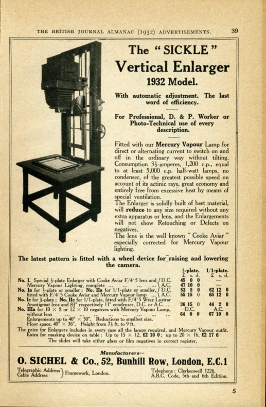 an old black and white flyer with an advertit