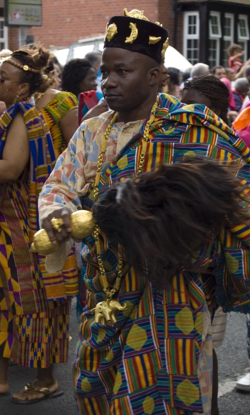 two people are dressed as african americans