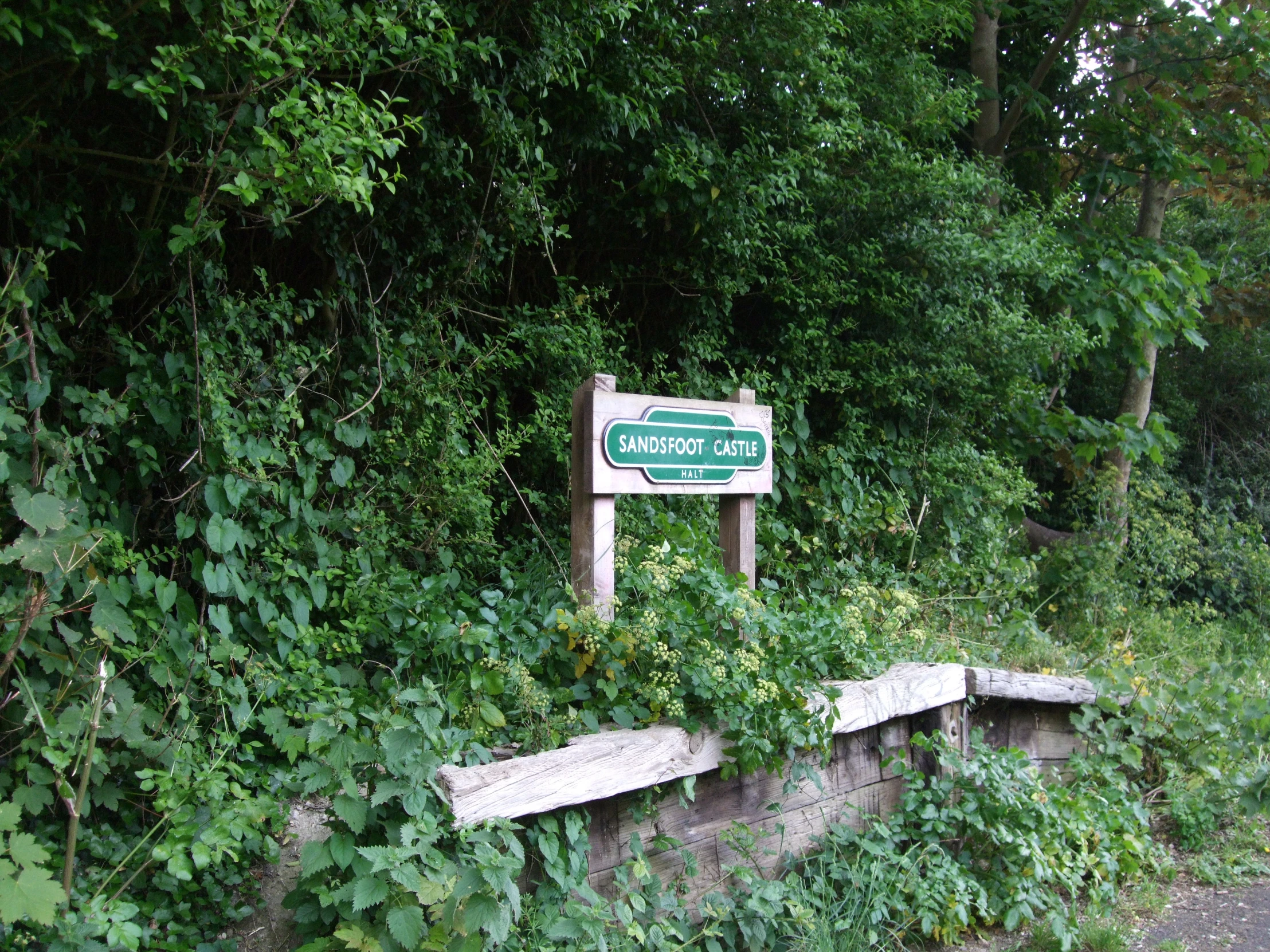 a sign that says welcome to the forest