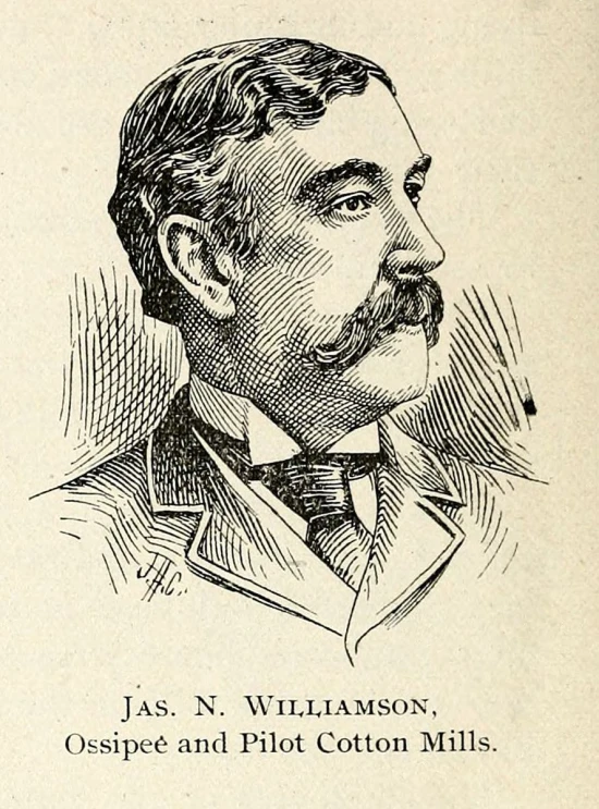 a drawing of the famous james n williams, whose was originally named cassppee