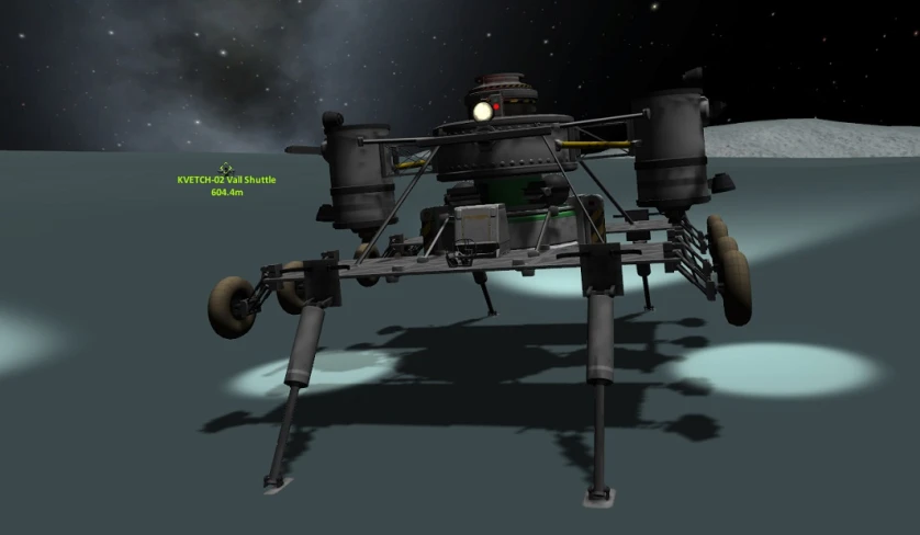 an animation image of a robot in space with two wheels