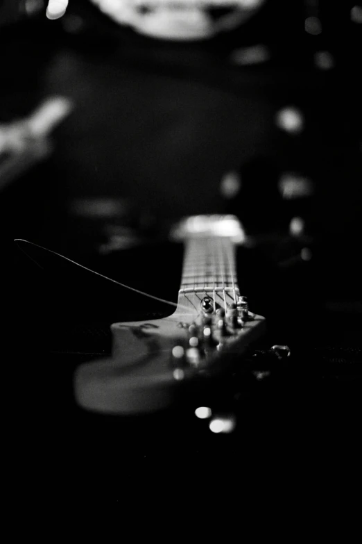 this is an image of a close up of a guitar