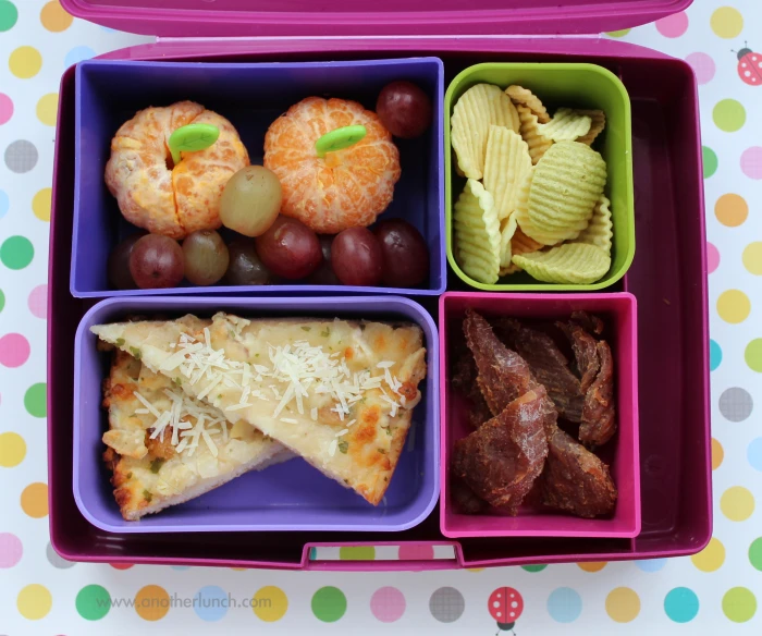 some food is in a small lunch box