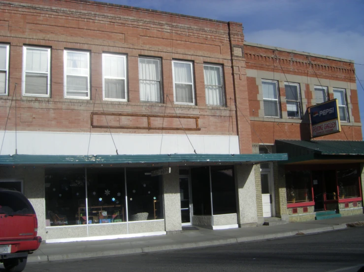 the buildings are old and have many windows