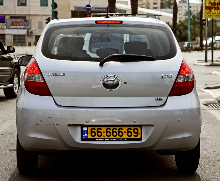 a car parked on the side of the road