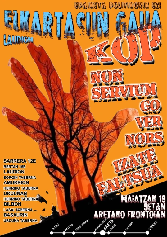 flyer for the art and design competition featuring hands reaching out to the sky