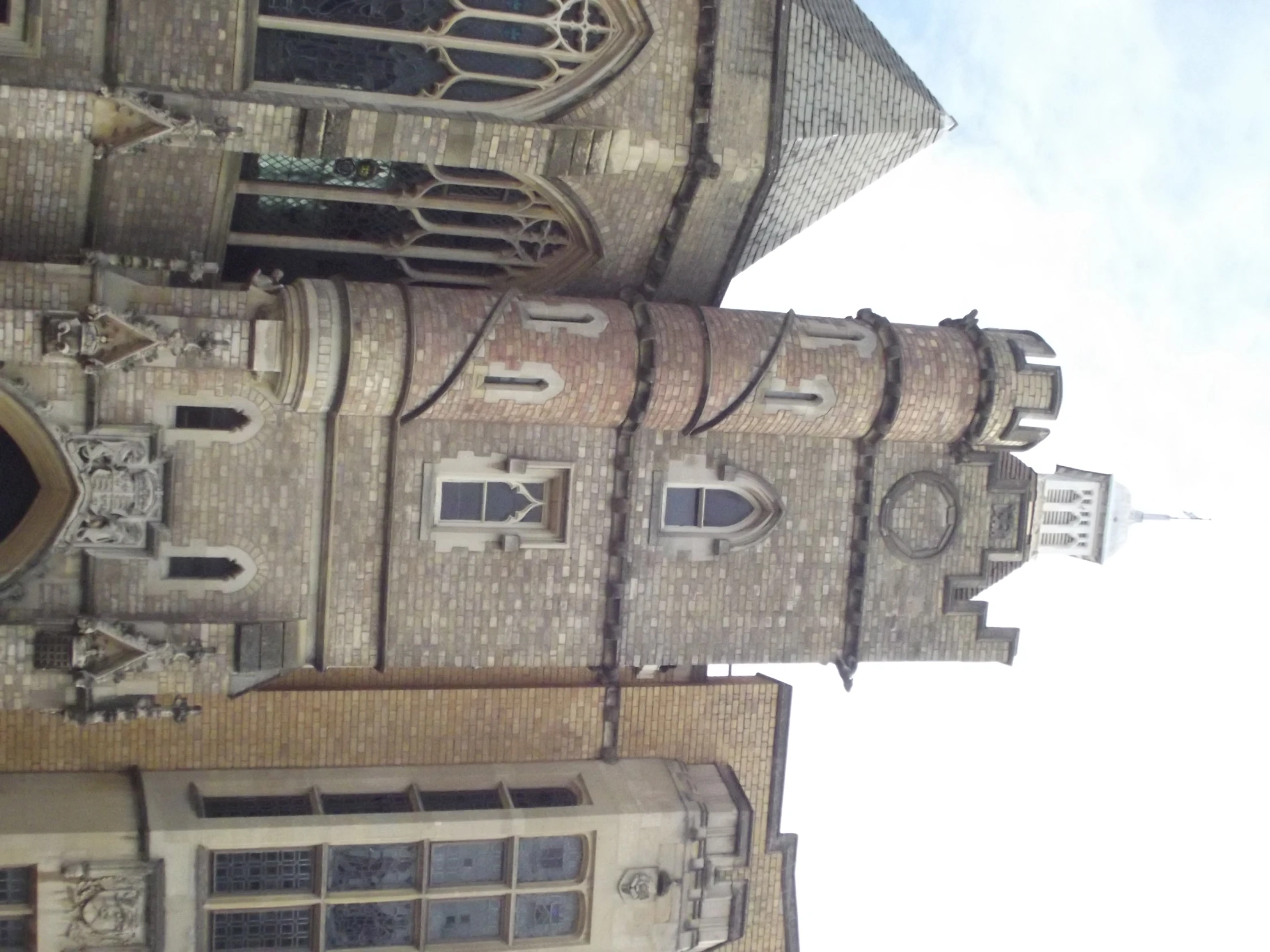 a very old looking castle with lots of windows