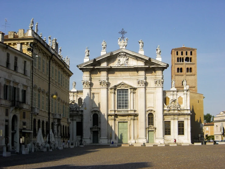 this is an image of a group of buildings