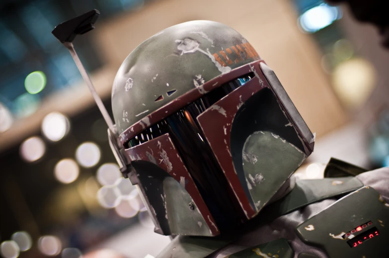 a star wars boba fett is shown in a po