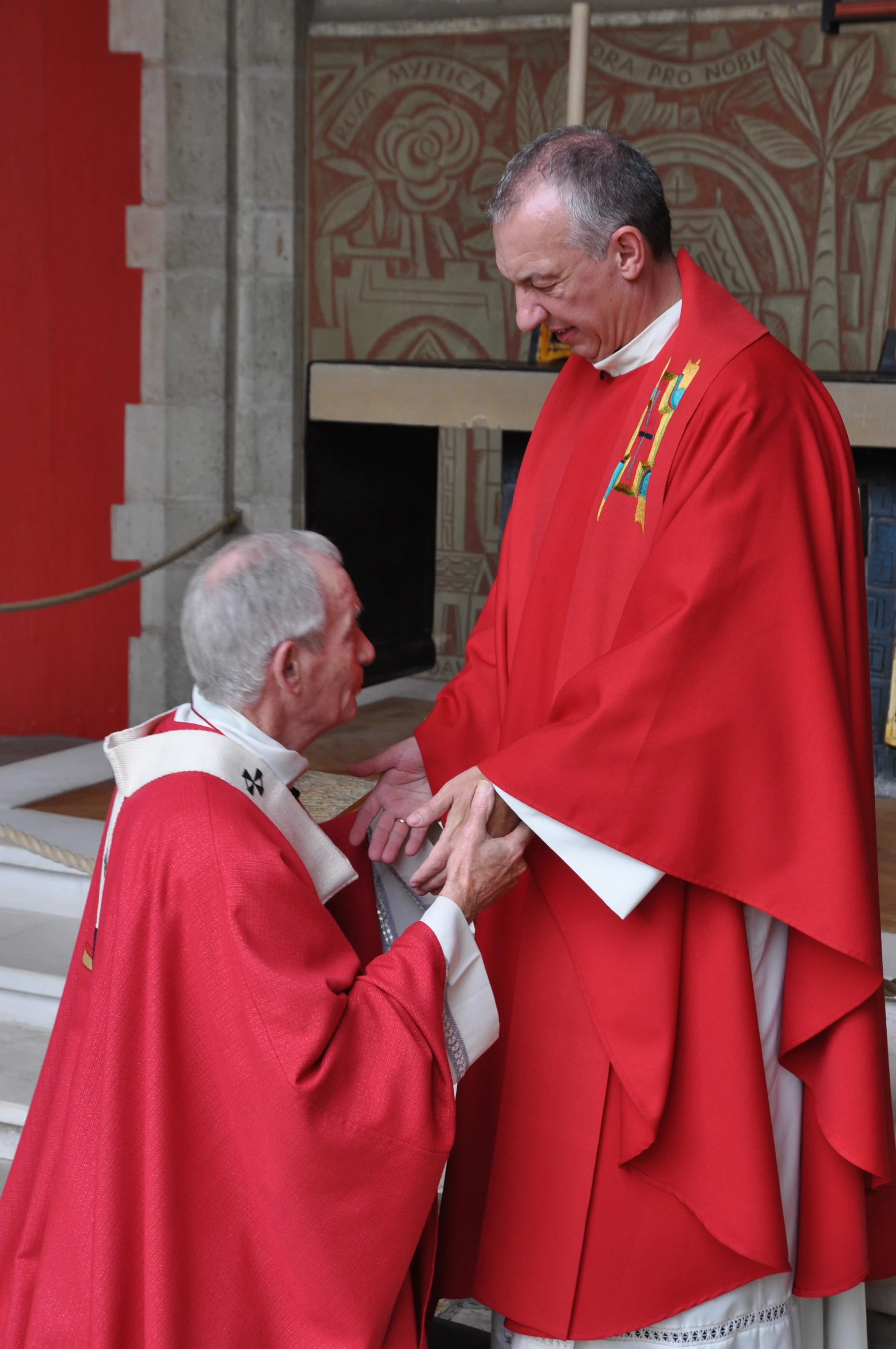 two men that are standing in front of each other