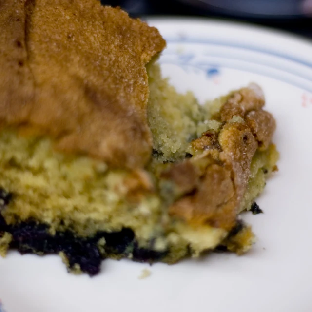 a piece of green cake on a plate