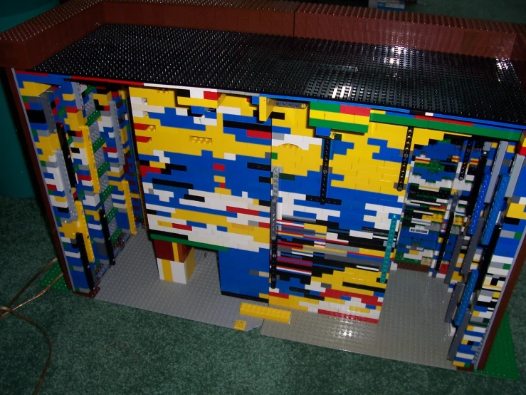 a collection of legos are in the shape of a game room
