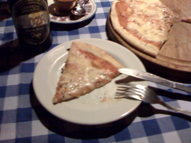 some food and a fork on a table