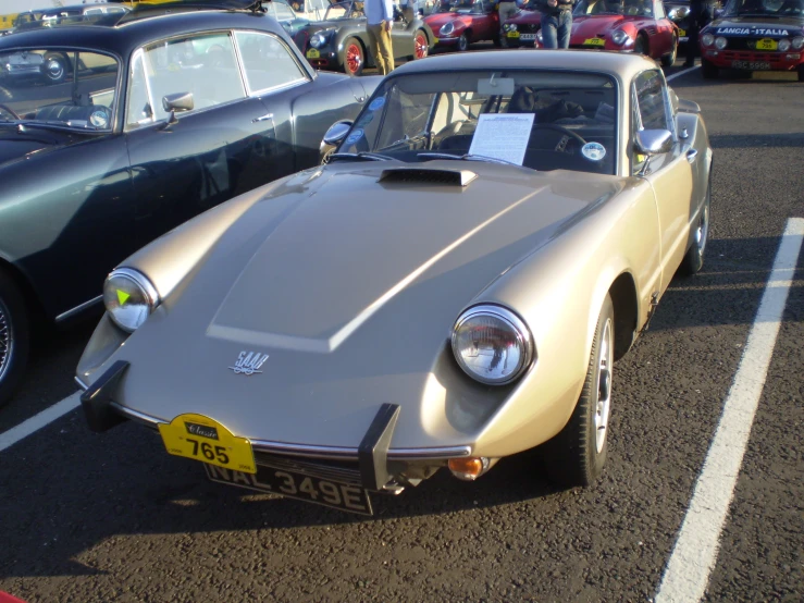 a large number of classic car parked near one another