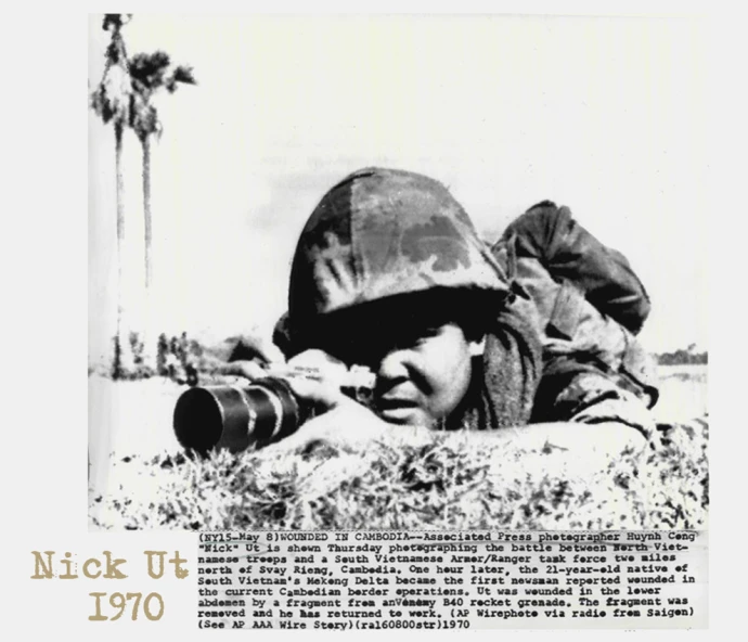 an advertit of a boy looking through the binoculars