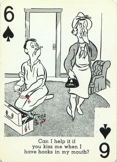 playing cards from an old fashioned deck of spades