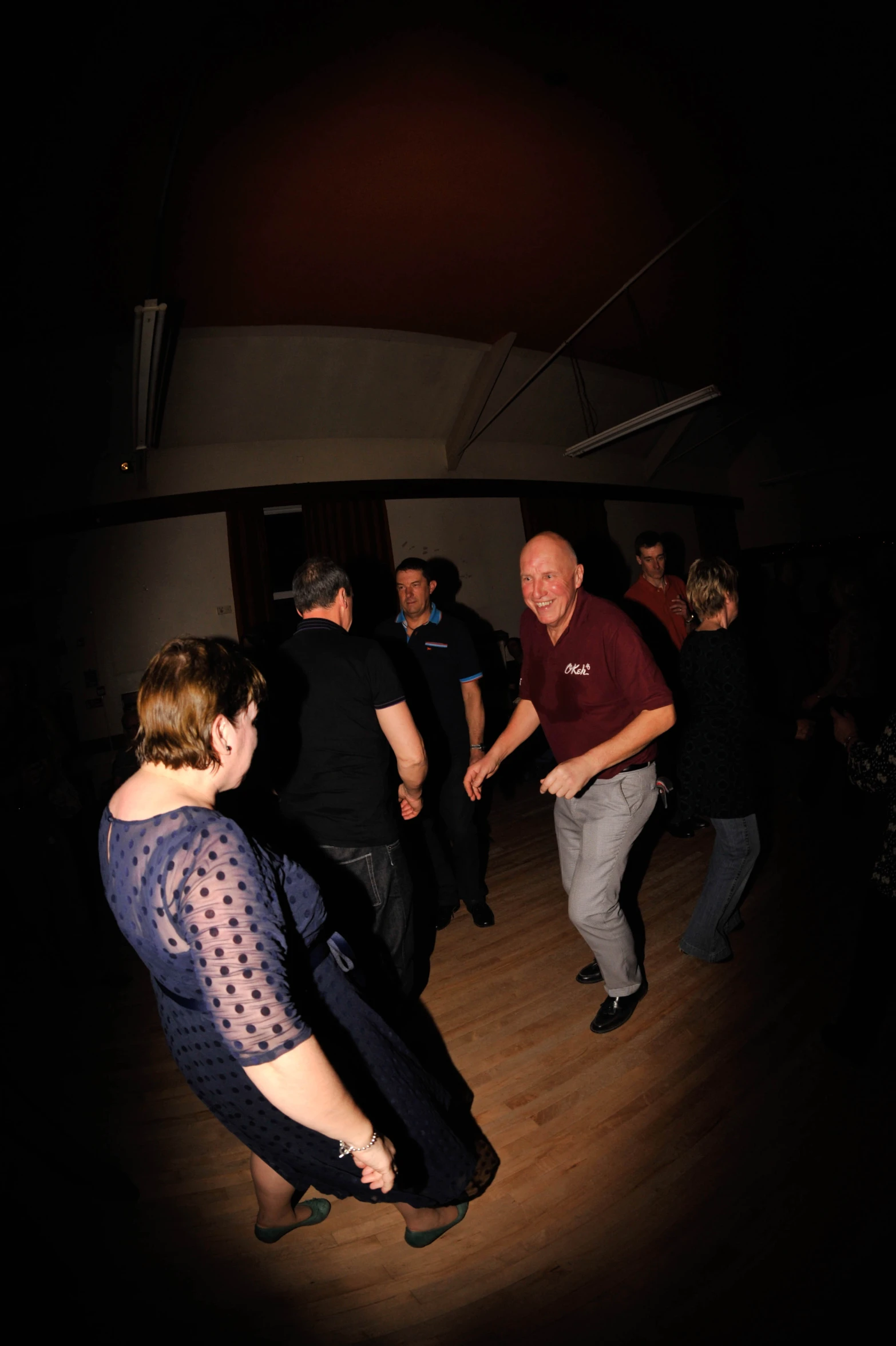 a group of people that are on a dance floor